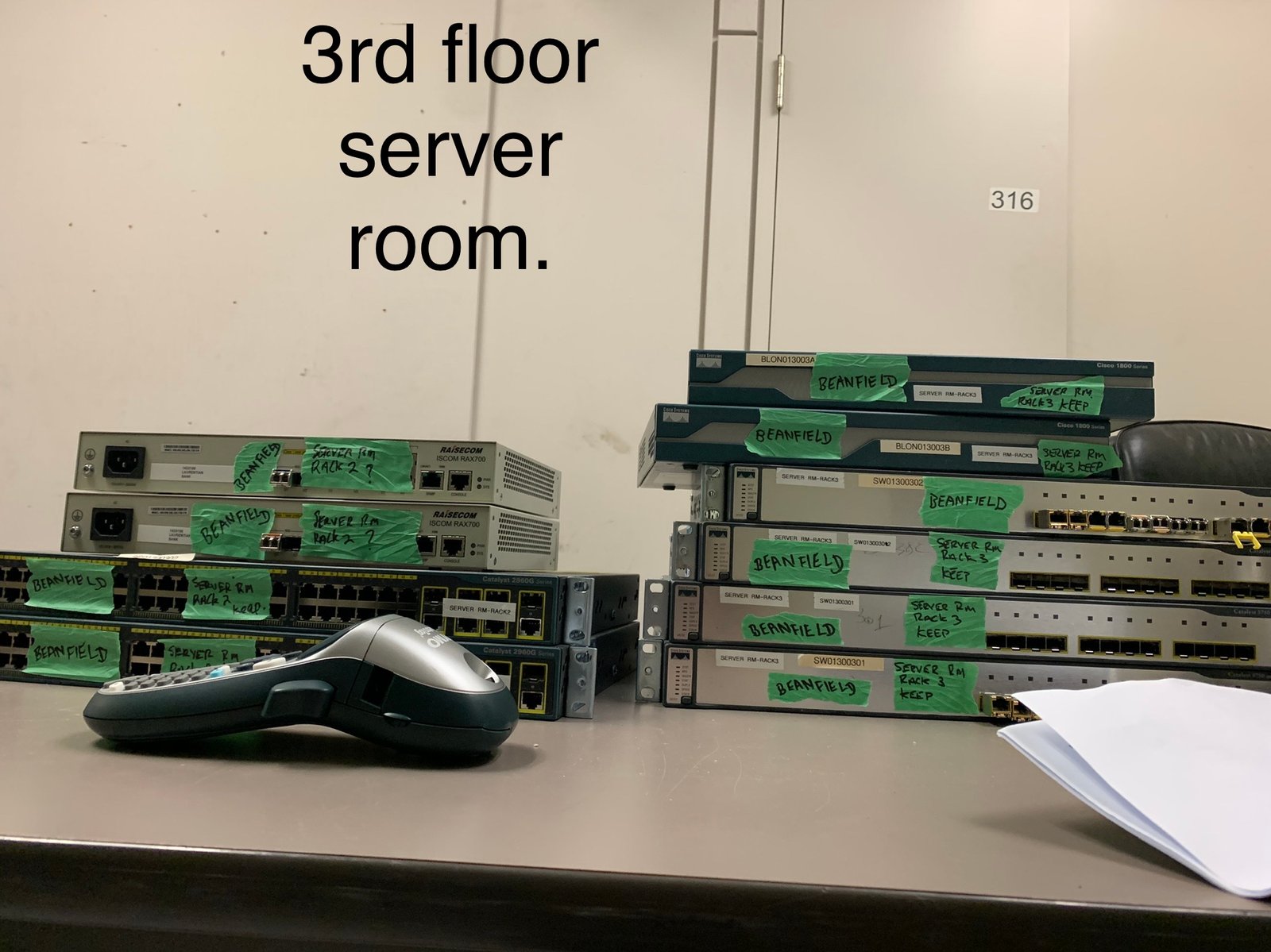 System and IT equipment relocations